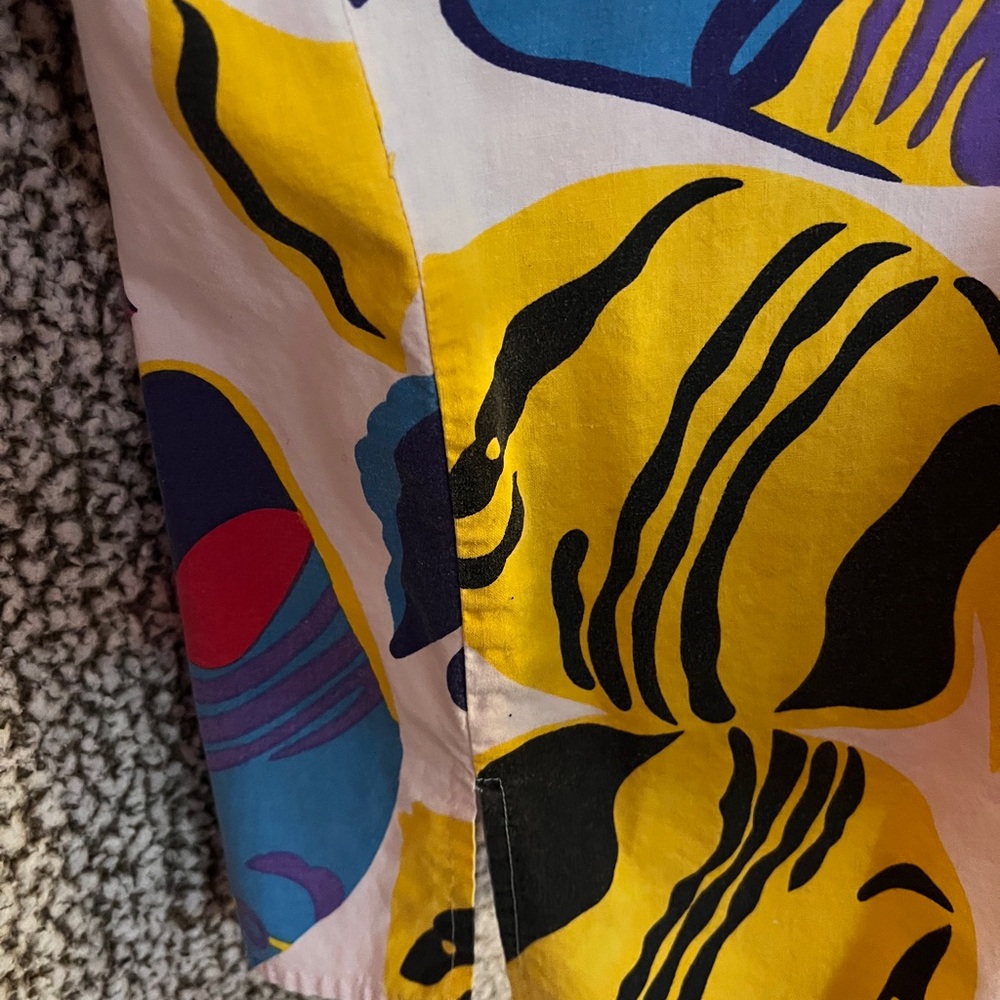 Colorful Abstract Button-Up Shirt - Picture 6 of 7